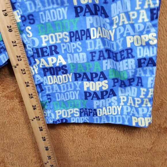 CLUB ROOM Pajama Pants Mens Large Blue lightweight Drawstring Lounge Comfort DAD - Picture 10 of 11